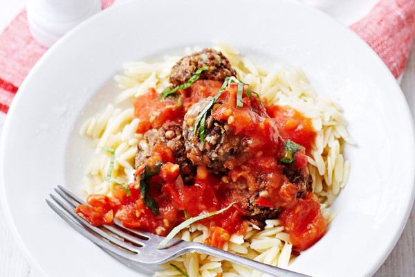 Lentil ‘Meatballs’ With Fresh Tomato Sauce Recipe