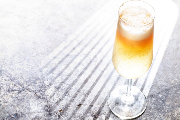 Bellini Cocktail Recipe with Apricots
