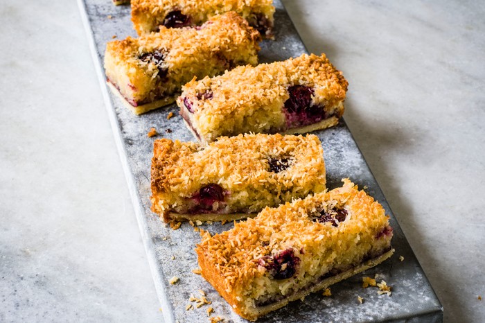 Cherry Bakewell Recipe with Coconut